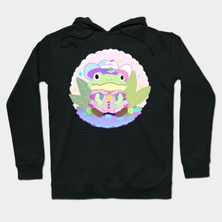 Pastel Cowboy Frog Hoodie